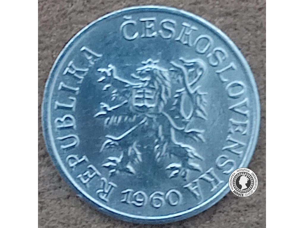 1 halier - Česko-Slovensko - 1960