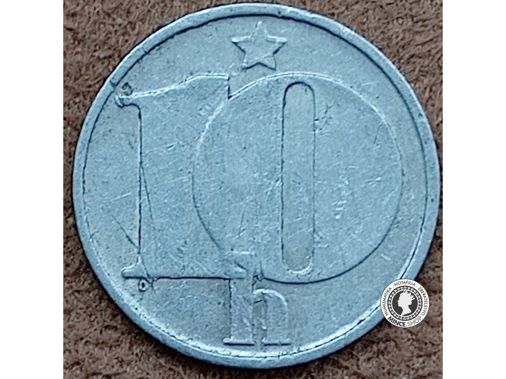 10 halier - Česko-Slovensko - 1974