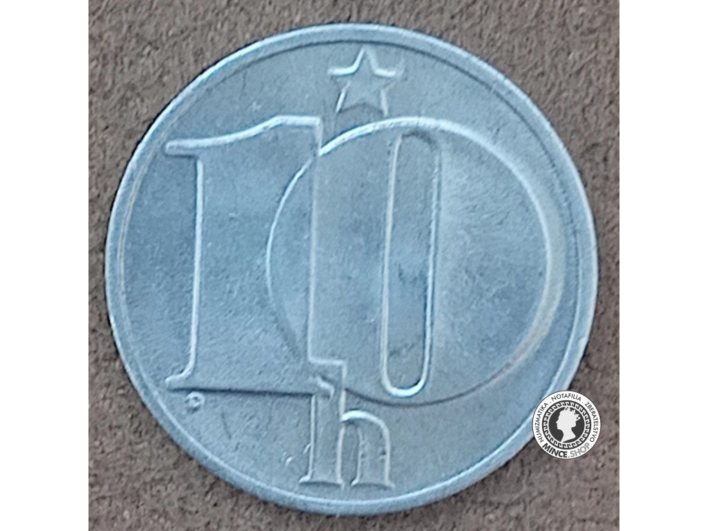 10 halier - Česko-Slovensko - 1976