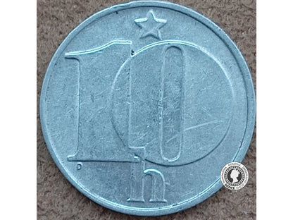 10 halier - Česko-Slovensko - 1977