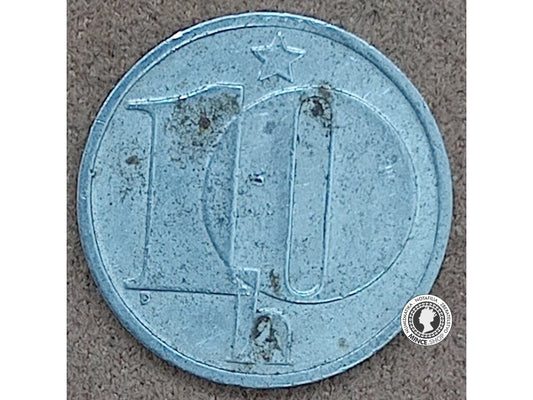 10 halier - Česko-Slovensko - 1979