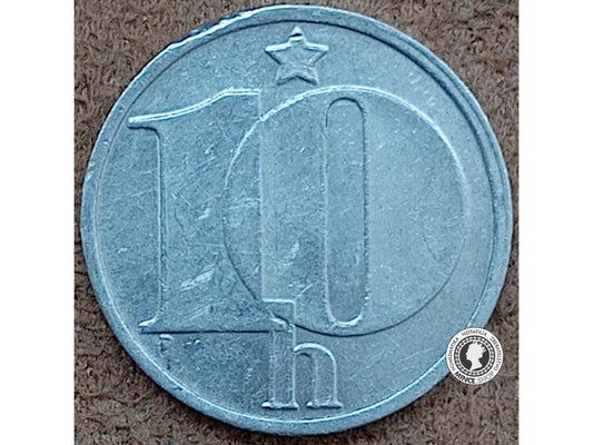 10 halier - Česko-Slovensko - 1980