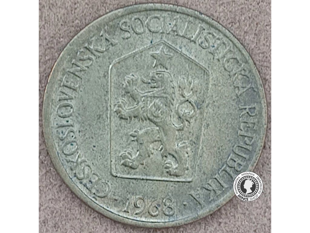 1 koruna - Česko-Slovensko - 1968