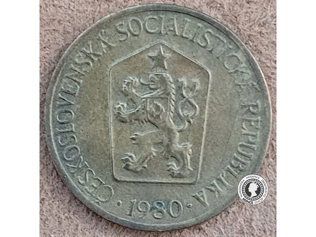 1 koruna - Česko-Slovensko - 1980