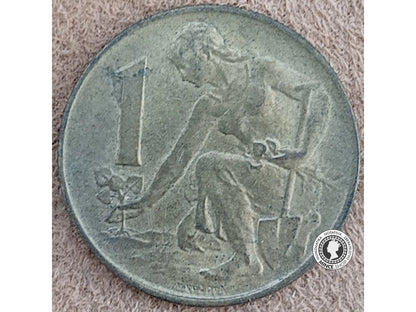 1 koruna - Česko-Slovensko - 1985