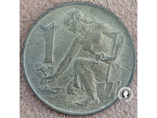 1 koruna - Česko-Slovensko - 1985