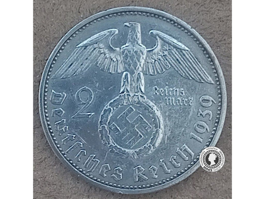 2 marka - Nemecko - Tretia Ríša - 1939 A