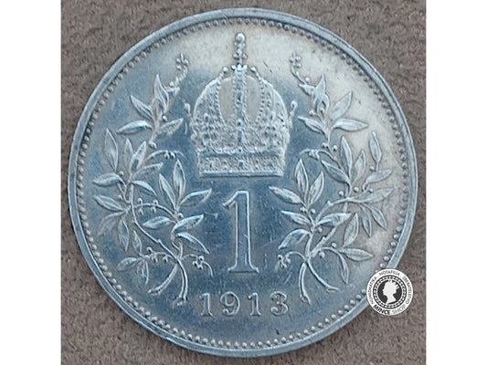 1 koruna - Rakúsko-Uhorsko - 1913