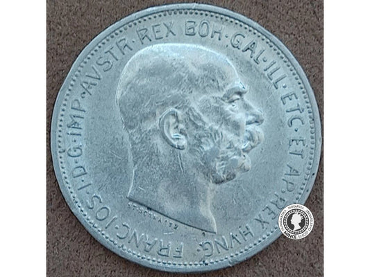 2 koruna - Rakúsko-Uhorsko - 1913