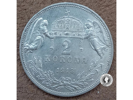 2 korona - Rakúsko-Uhorsko - 1913
