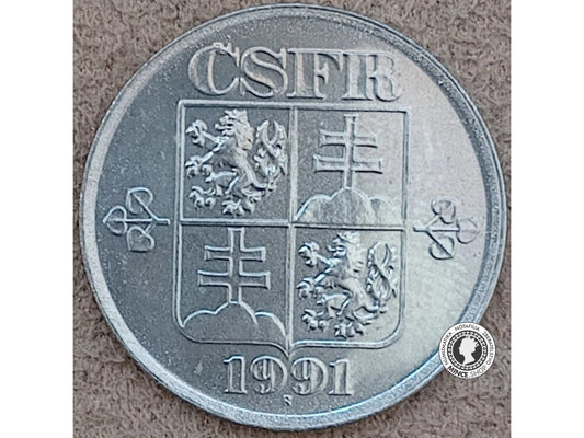 50 halier - Česko-Slovensko - 1991