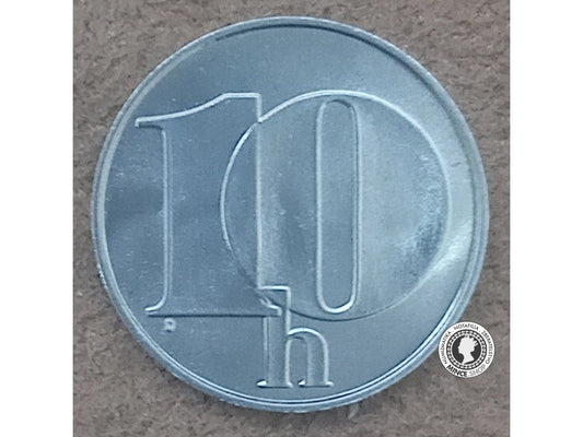 10 halier - Česko-Slovensko - 1992 - UNC