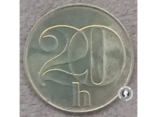 20 halier - Česko-Slovensko - 1992 - UNC