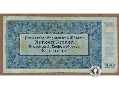 100 Koruna - 1940 - Protektorát Čechy a Morava