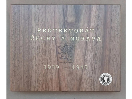 Luxusná drevená kazeta - Protektorát Čechy a Morava 1939 - 1945
