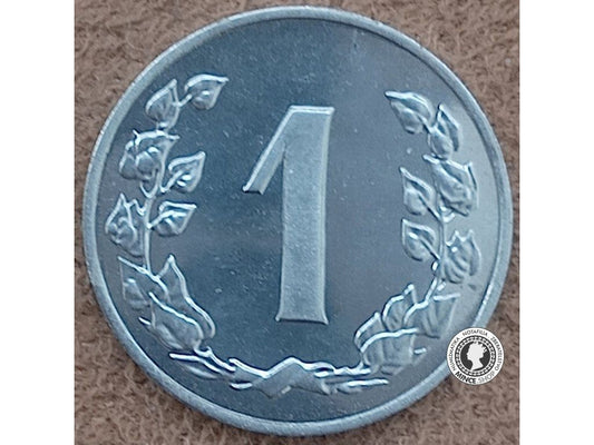 1 halier - Česko-Slovensko - 1992 - UNC