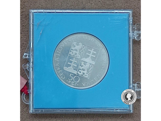 50 Kčs/1990 - Anežka Česká - PROOF