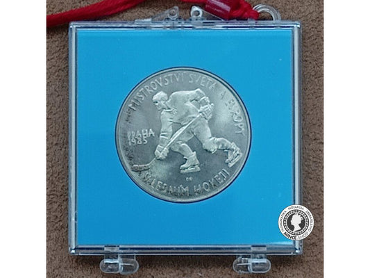 100 Kčs/1985 - MS v ľadovom hokeji - PROOF