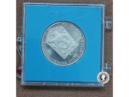 50 Kčs/1989 - Železnice Břeclav-Brno - PROOF