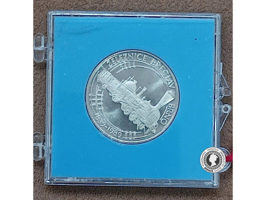 50 Kčs/1989 - Železnice Břeclav-Brno - PROOF
