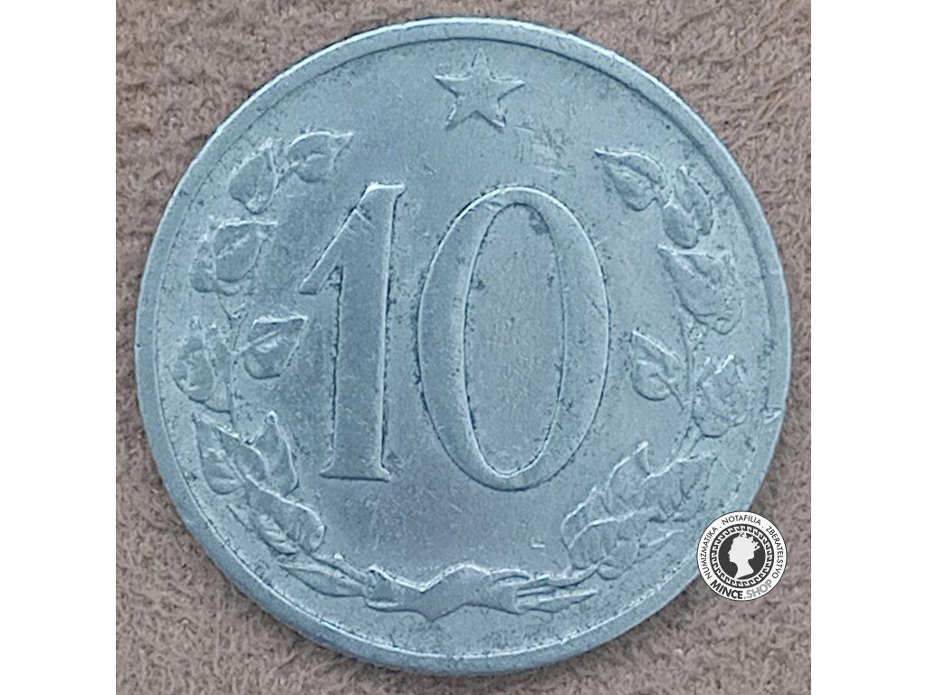 10 halier - Česko-Slovensko - 1965
