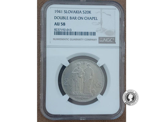 20 koruna - Slovenský Štát - 1941 - AU 58