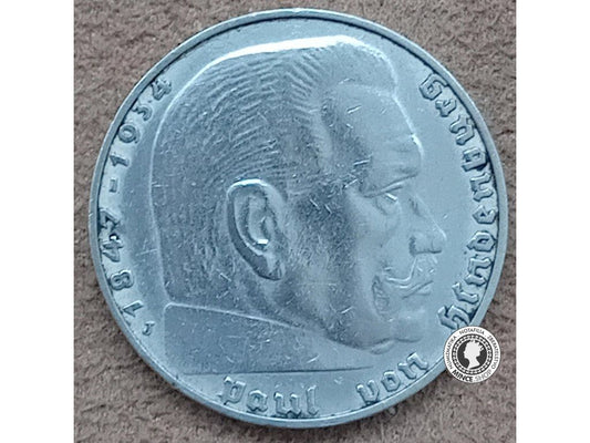 2 marka - Nemecko - Tretia Ríša - 1937 J