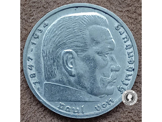 2 marka - Nemecko - Tretia Ríša - 1937 G