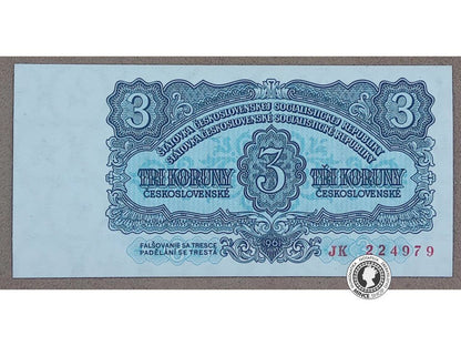 3 Koruny - 1961 - ČSSR - UNC