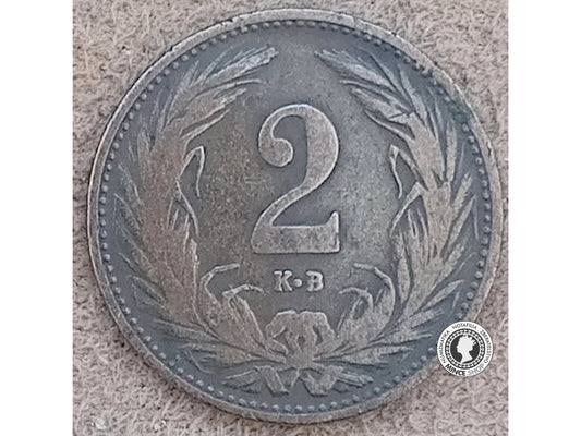 2 filler - Rakúsko-Uhorsko - 1909