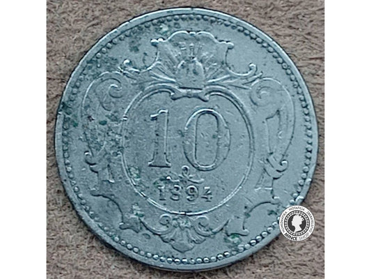 10 halier - Rakúsko-Uhorsko - 1894