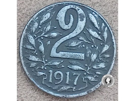 2 halier - Rakúsko-Uhorsko - 1917