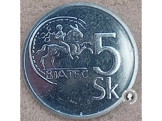 5 koruna - Slovensko - 1993 - UNC