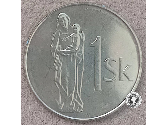1 koruna - Slovensko - 1993 - UNC