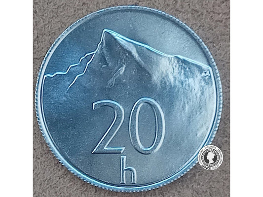 20 halier - Slovensko - 1993 - UNC