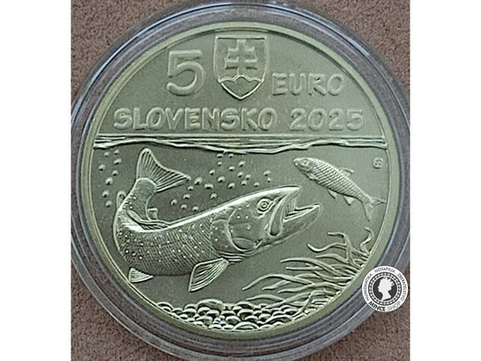 Minca 5€ (2025) - hlavátka podunajská