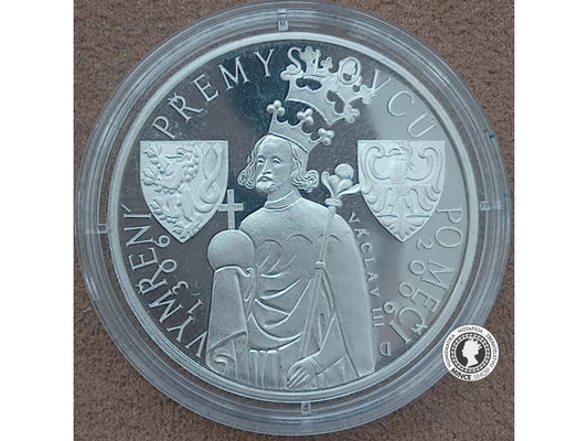 200 Kč - Pamätná strieborná minca - 700.výročie vymretia Přemyslovcov po meči - 2006