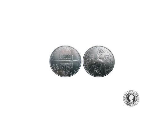 200 Kč - Pamätná strieborná minca - 700.výročie vymretia Přemyslovcov po meči - 2006