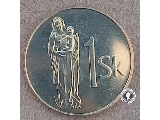 1 koruna - Slovensko - 2002 - UNC