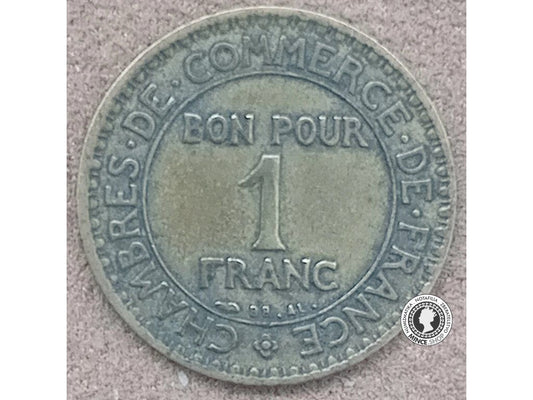 1 frank - Francúzsko - 1925