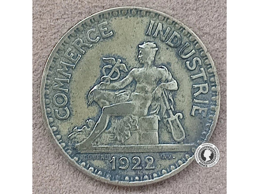 2 frank - Francúzsko - 1922