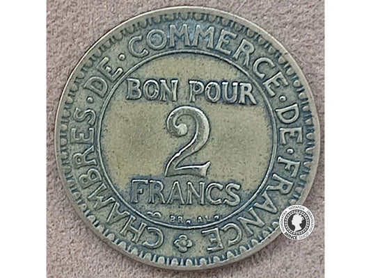 2 frank - Francúzsko - 1922