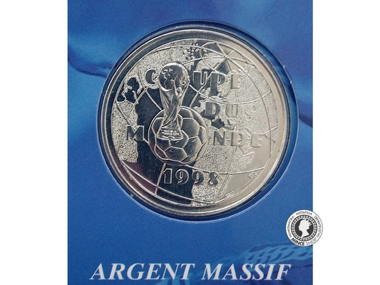 1 franc 1997 Francúzsko  - Coupe du Monde de Football 1998 - Universalité du Football