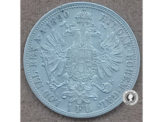 1 florin - Rakúsko-Uhorsko - 1890