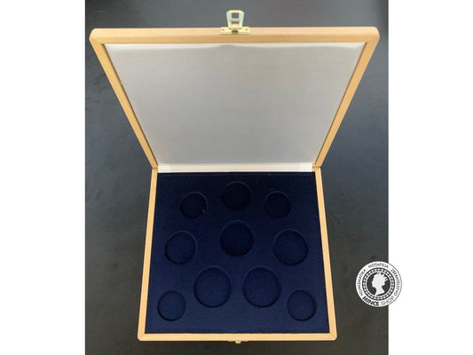 Drevená kazeta na mince Československo 1953-1960