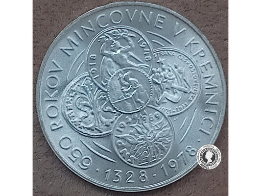 Strieborná minca 50kcs / 1978 - Kremnica - kvalita BK 0/0