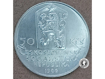 50 koruna 1986 - Telč - BK