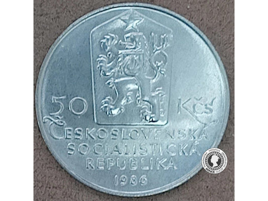50 koruna 1986 - Telč - BK